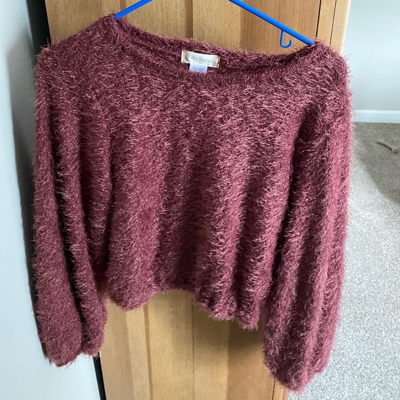 Altar’d State Dark Mauve Sweater - Picture 1 of 3